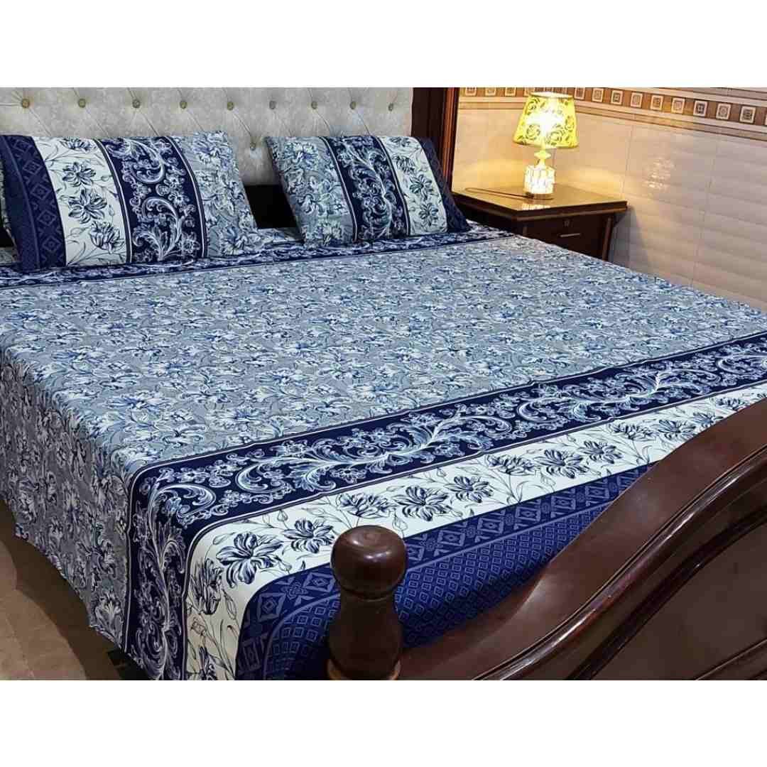 Royal Blue Damask Set